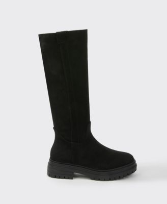 Women's Beverly Microfiber Suede Lug Sole Boots