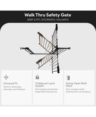 Walk Thru Safety Gate, Baby & Pet, Doorways, Hallways