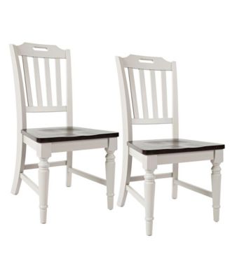 Orchard Park Farmhouse Solid Rubberwood Slatback Chair
