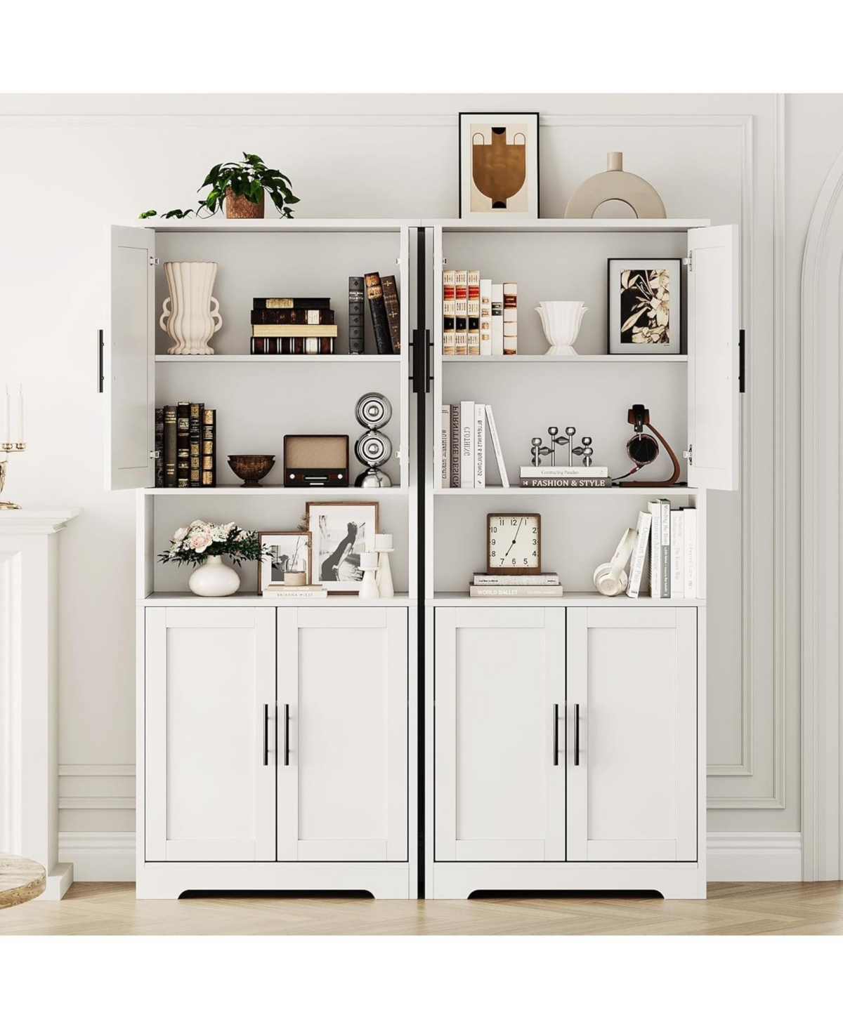 gaomon 70" Tall Kitchen Pantry Cabinet with Doors and Adjustable Shelves, Freestanding Storage Cabinet