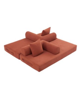 Foldable & Compressible Sofa with Metal Frame for Small Spaces