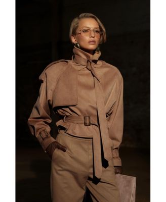 Women's Latte Cropped Jacket