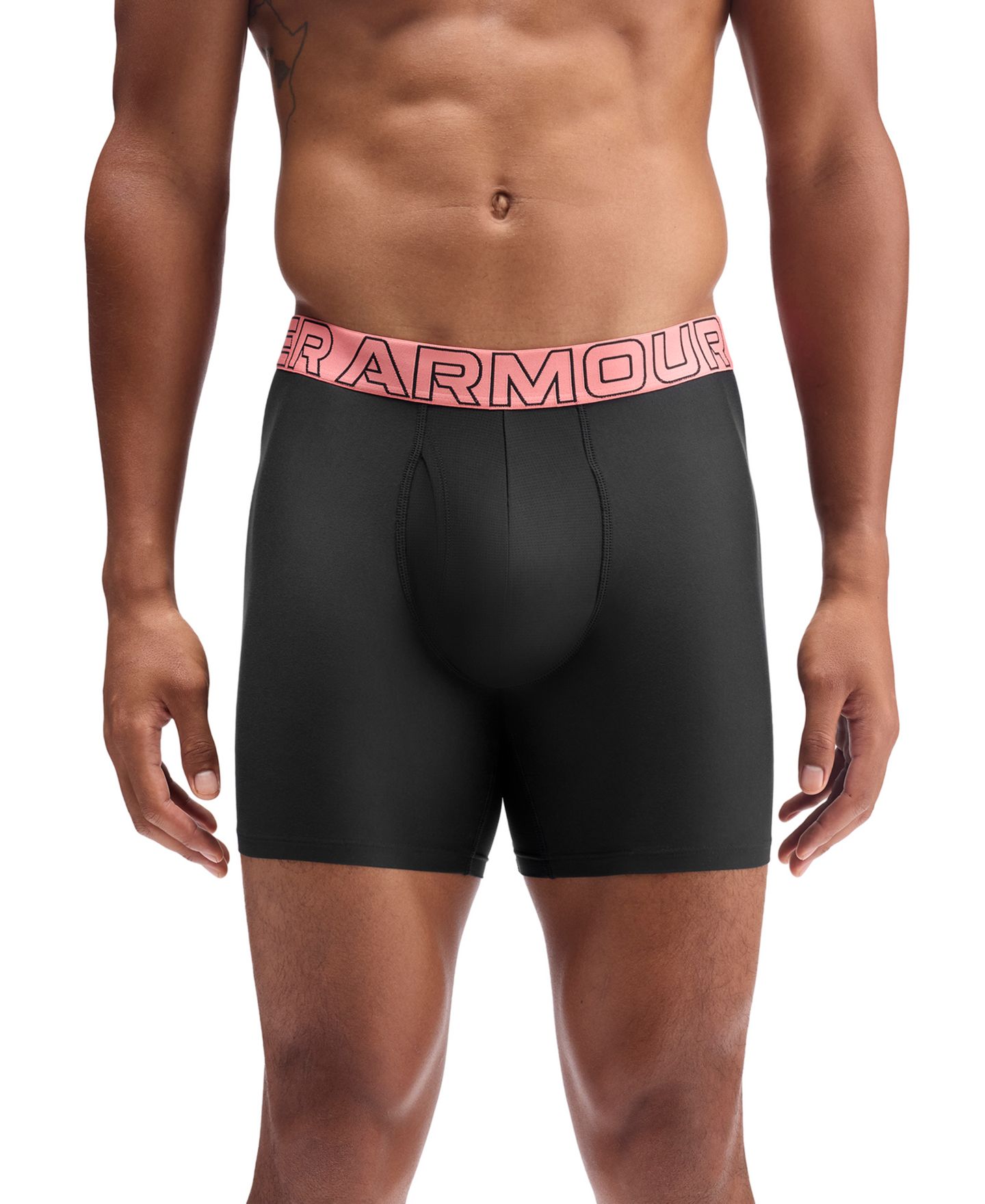 Трусы-боксеры Tech для мужчин, 3 шт. — Under Armour, цвет: Чёрный — фото 2