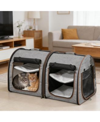 Travel Cat Crate Portable Soft-Sided Cat Carrier Bag