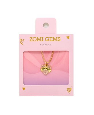 Girls Dance Heart Necklace