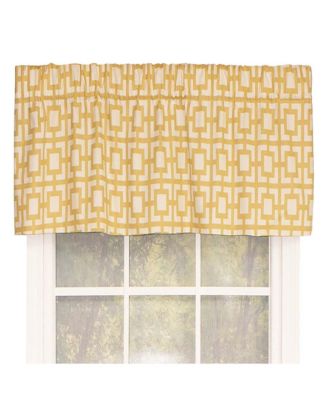 Gigi Tailored Window Treatment Premium Quality Valance Saffron 3" Rod Pocket 50" x 14" 
