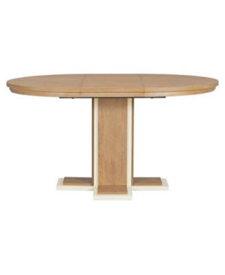 Extendable Oval Dining Table, Solid