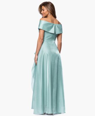 Women's Sweetheart Neck Off-The-Shoulder Ruffle Long Dress