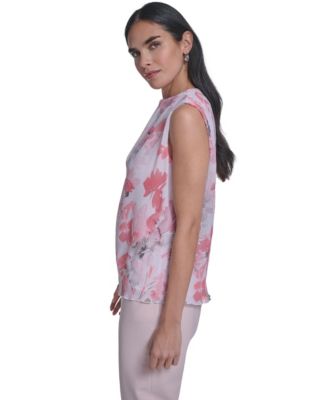 Women's Sleeveless Textured Top