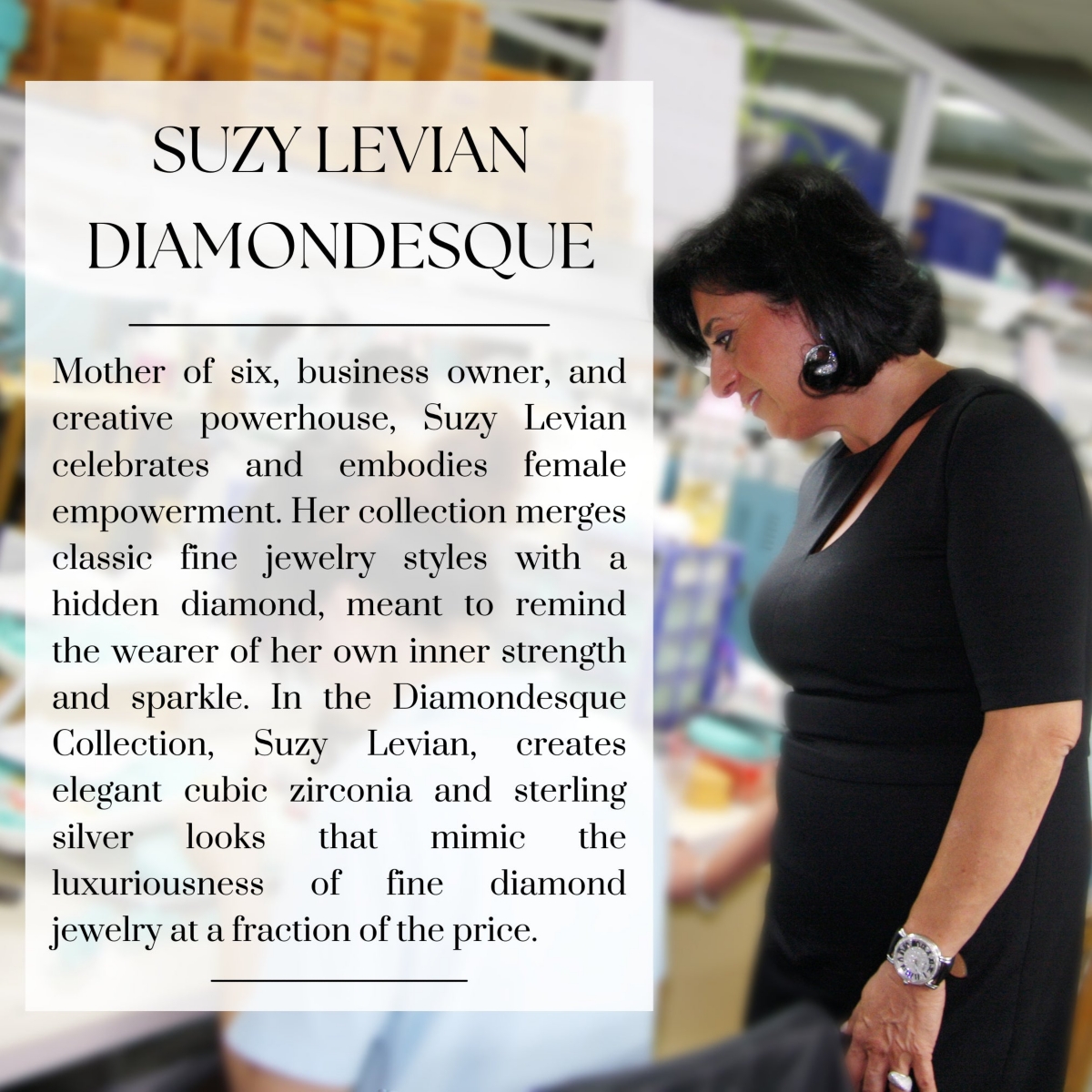 Suzy Levian New York Sterling Silver Green and White Cubic Zirconia Asscher Cut Pendant