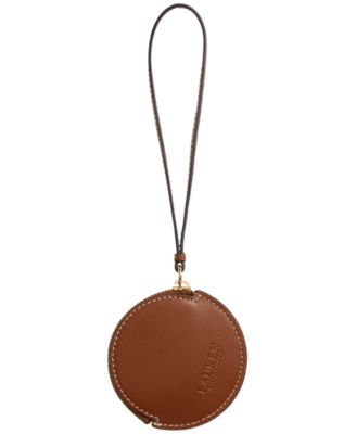 Leather Small Beach Ball Pouch Charm