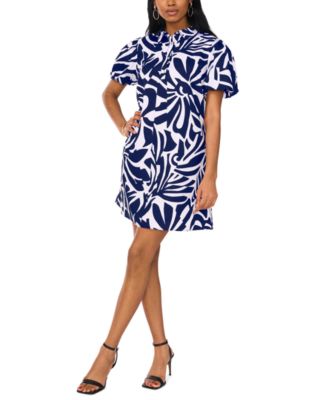 Women's Short-Sleeve Collared Dress