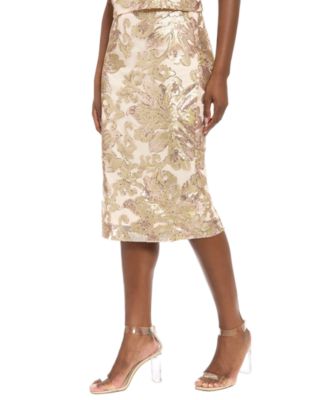 Women's Center Back Zipper Pencil Skirt