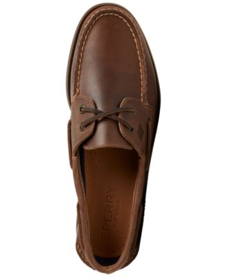 Men's Lace-Up Round-Toe Boat Shoes