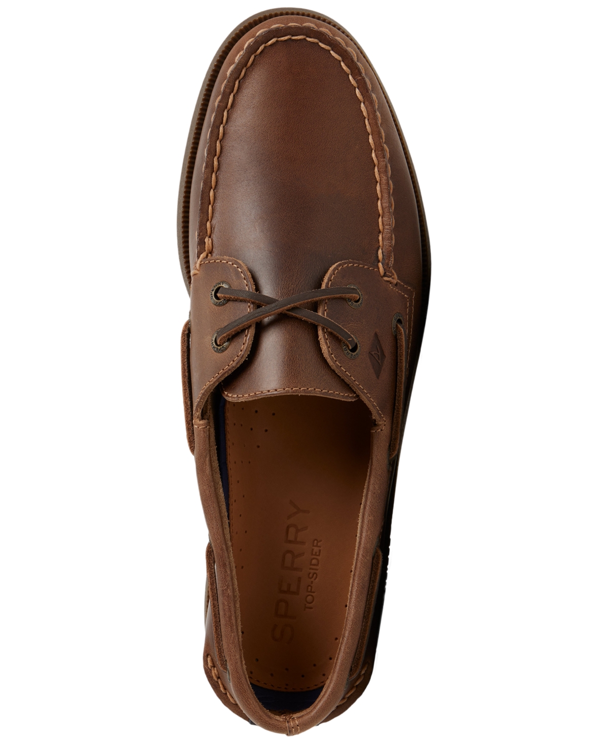 Sperry Men's Lace-Up Round-Toe Boat Shoes