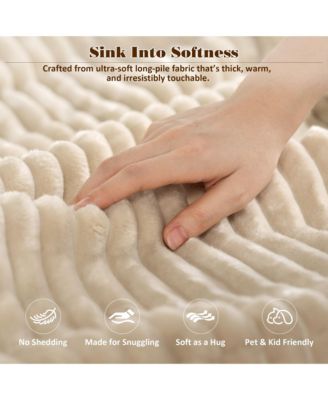 128''×96'' Modular Sectional Sofa , 8-Piece U-Shaped Deep Seat Cloud Couch with Chaise Ottoman