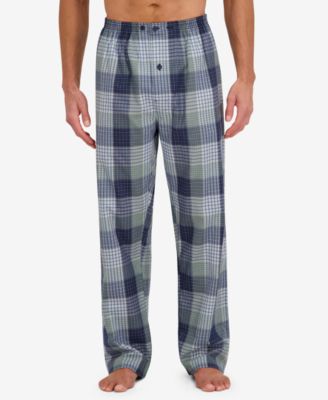 Men's Woven Button Down Pajama Sleep Set