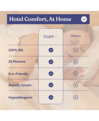 100% Pure Mulberry Silk Pillowcase - Luxurious Cooling Pillowcase for Hair & Skin Care