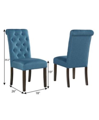 Hairpin Dining Set Table + 6 Chairs (4 Colors