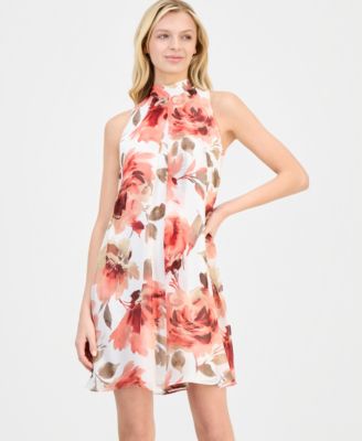 Women's Mock-Neck Shift Dress