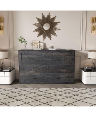 &acirc;€œ57&acirc;€³ Murphy Bed with Storage, Charging Cabinet & Foldable Panels&acirc;€