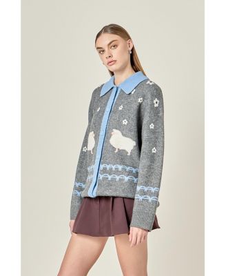 Women's Sheep Cardigan