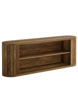 TV Stand for 55/60/65/75-Inch TVs, Farmhouse Entertainment Center with 3-Tier Storage Shelf, 63" TV Consoles for Living Room, Bedroom