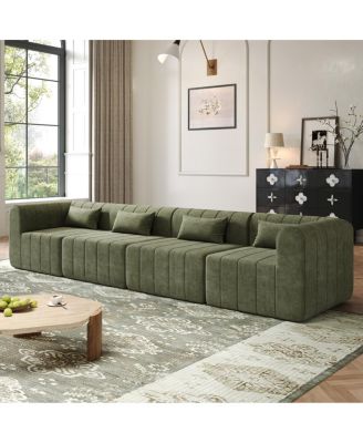 Polyester Modular Sectional Sofa with 4 Pieces