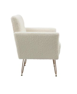 Streamdale Teddy Armchair Single Sofa (Teddy White)