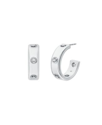 Logo Hoop Earrings