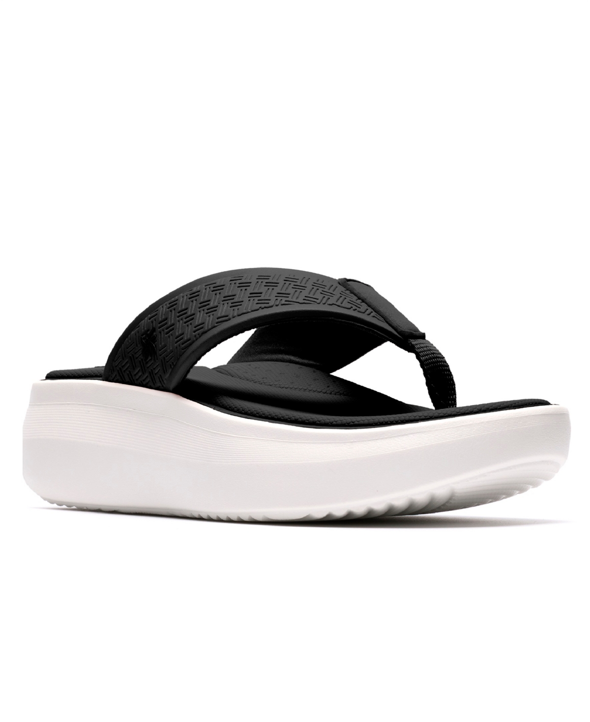 Clarks Women's Solevana Post Round Toe Sandals