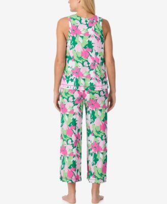 Women's Sleeveless Tank Top & Wide-Legged Pants, 2-Piece Set