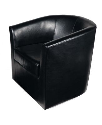 Streamdale Corley Club Chair: Swivel Barrel Chair for Statement Seating