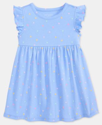 Baby Girls' Multi-Hearts-Print Dress