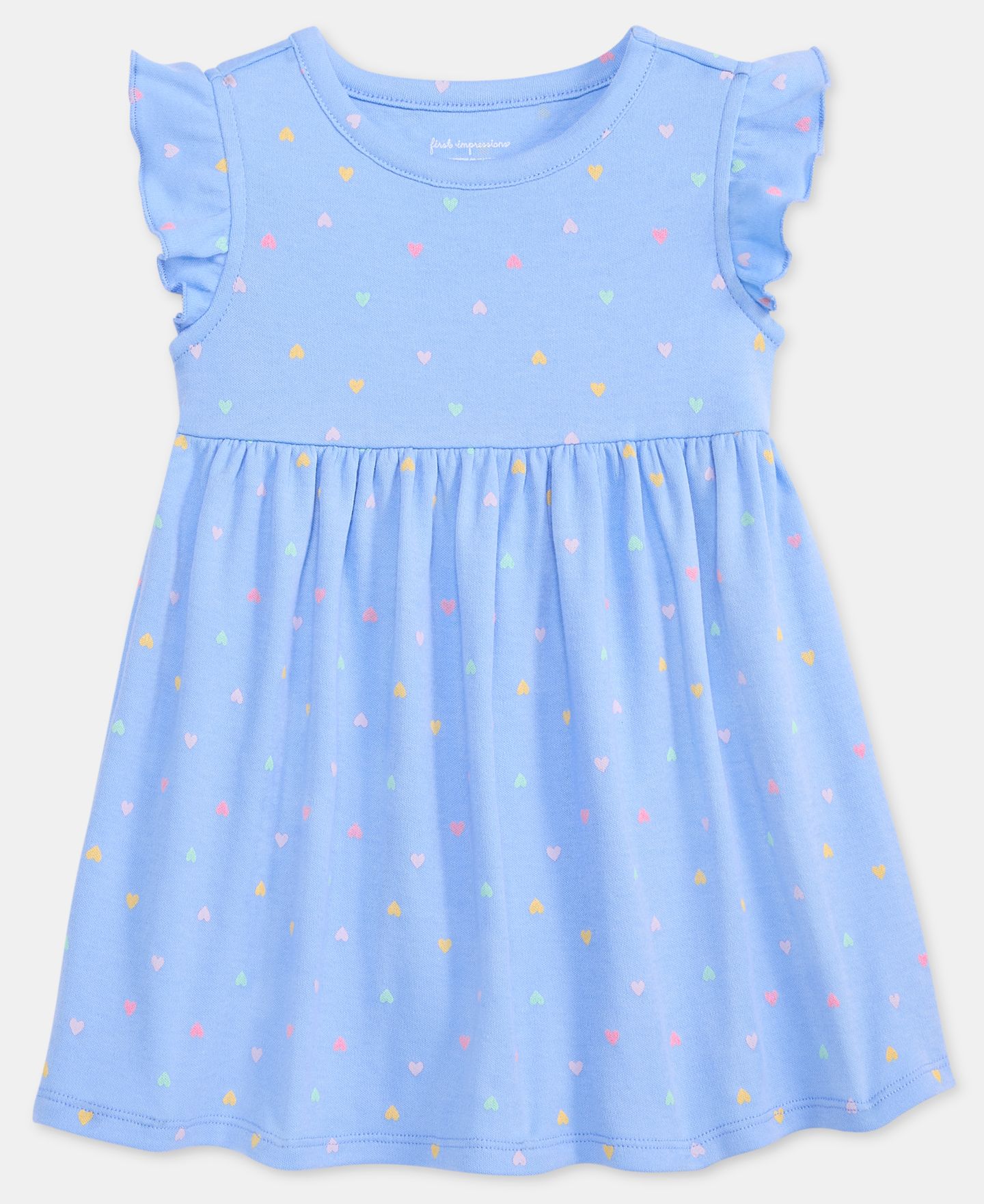 Платье First Impressions Mix and Match Multi-Hearts-Print Dress для девочек-малышей — фото 1