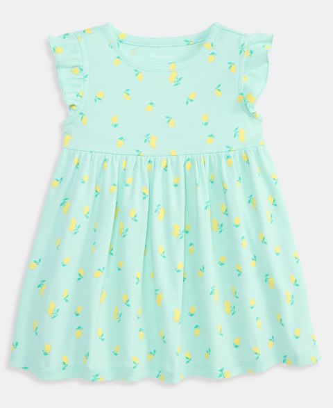 Платье First Impressions Mix and Match Lemon Toss Printed Dress для девочек-малышей