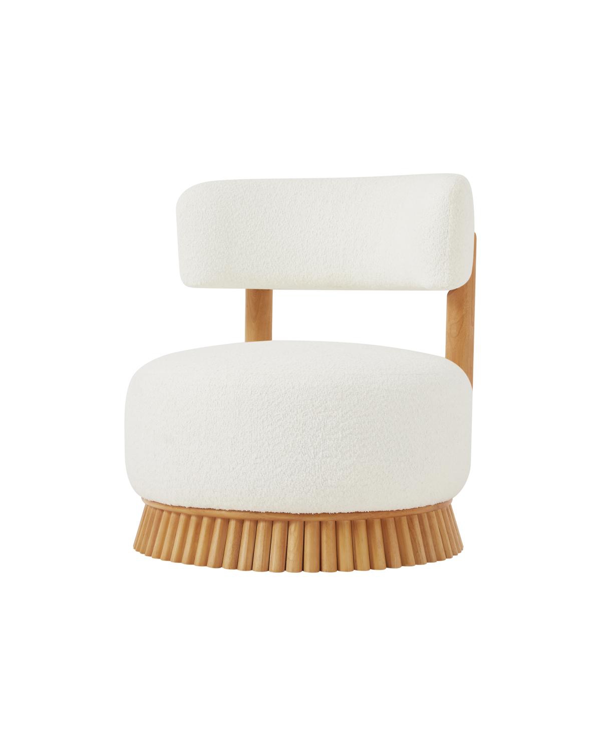 Streamdale Furniture Modern Farmhouse Armless Chair Set of 2, Wooden Base, Cozy Upholstered Chair