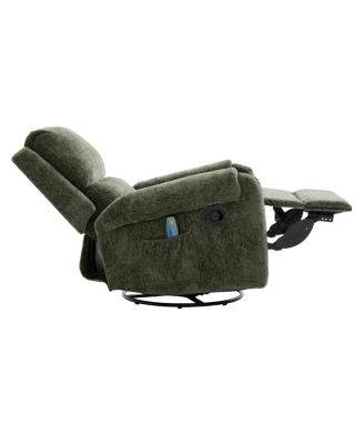 Manual Recliner Massage Chair w/ Side Storage Pocket