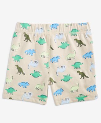 Toddler Boys' 2T-4T Mix and Match French Terry Dino Family Printed Shorts