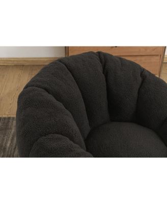  Bean Bag Chair Sofa with Armrests, Stuffed High-Density Foam Lazy Sofa for Adults