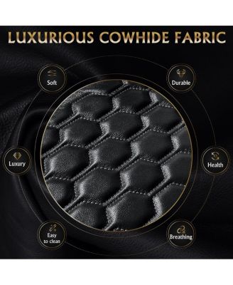 93.3" Power Recliner 3 PC, Top-Grain Nappa, Smart Charging, RGB LED