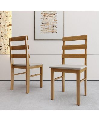  Solid wood dining set: 5 pieces, 1 table + 4 chairs
