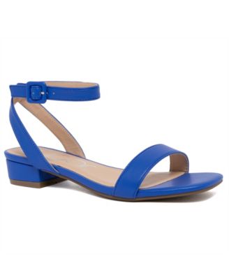 Women's Umpire Ankle Strap Block Heel Sandals