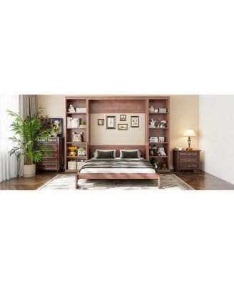 Murphy Bed with Desk and Bookshelf