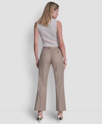 Petite Pinstripe Modern Fashion Pants