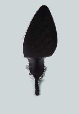 Women's Bondage High Heel Lace Up Sandals