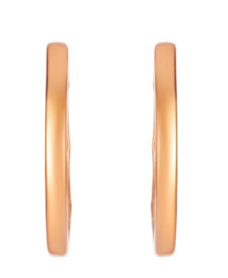 Vanilla Diamond (1/10 ct. t.w.) Chocolate Diamond (6/25 ct. t.w.) Earrings in 14k Strawberry Gold