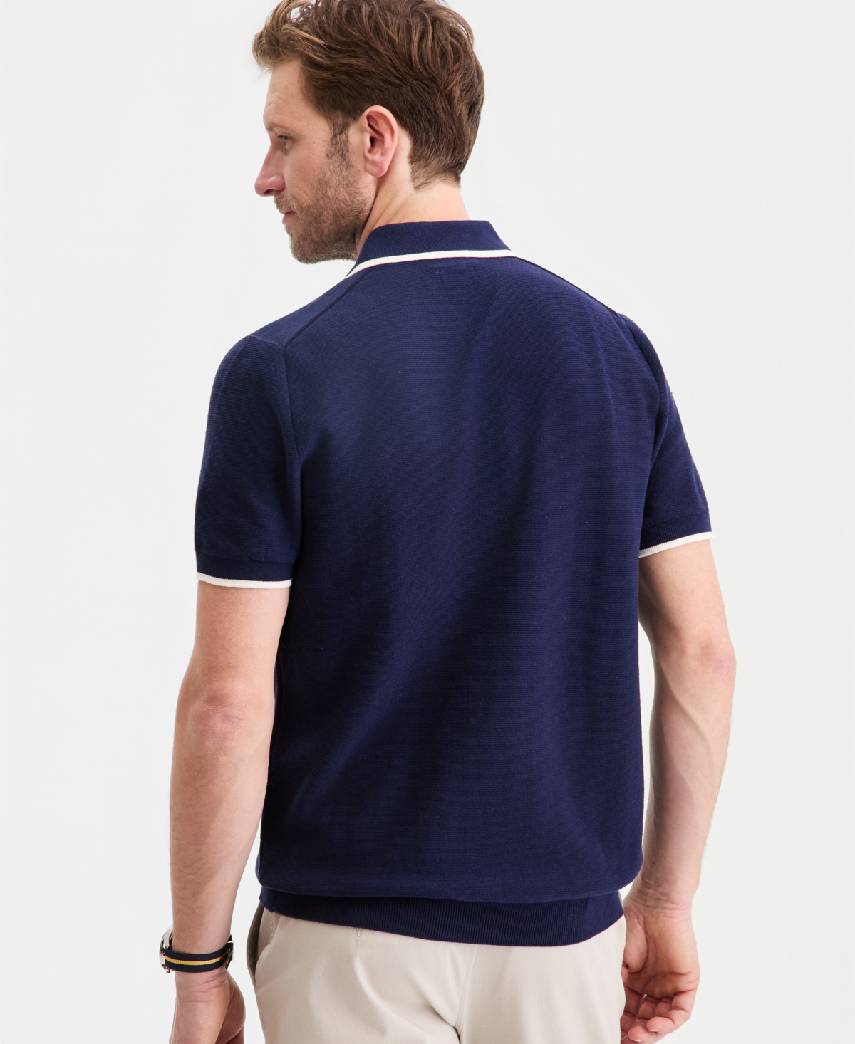 Club Room Men's Tipped Polo Shirt, Macy's Exclusive