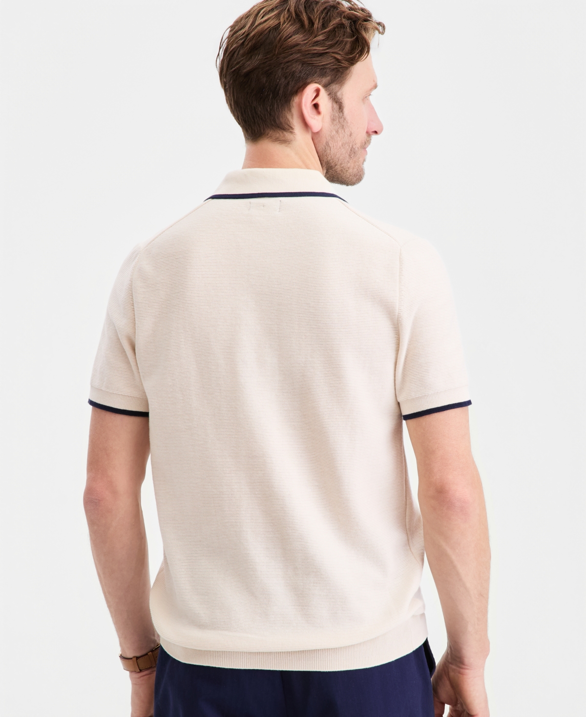 Club Room Men's Tipped Polo Shirt, Macy's Exclusive