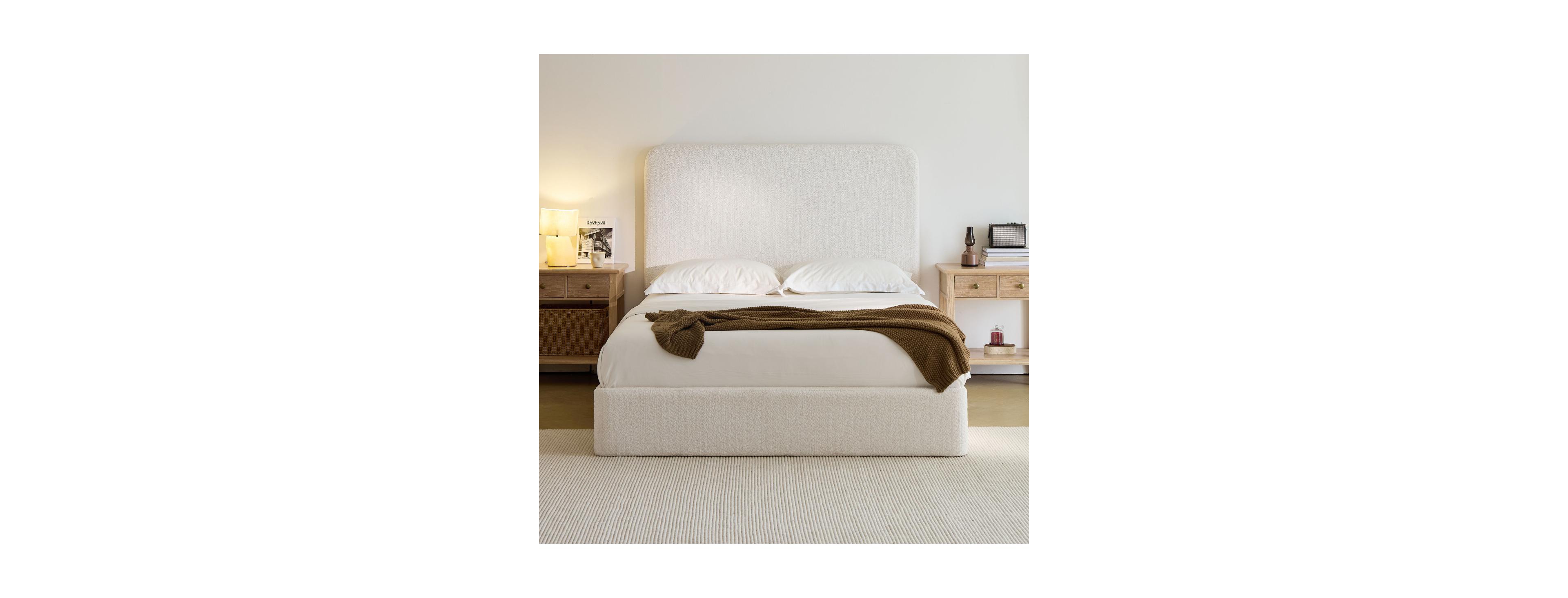 Streamdale Furniture Canter Tall Headboard Upholstered Bed